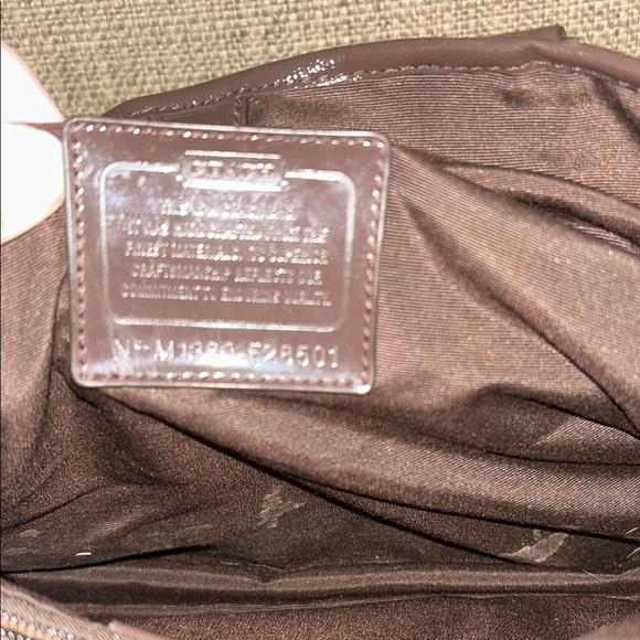 Coach Brown and Tan Signature Tote - Picture 8 of 10